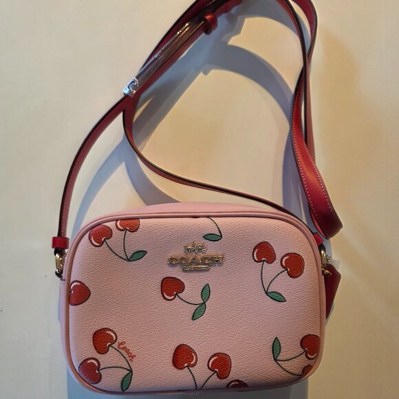 Coach Handbags - Coach Heart Cherry Mini Jamie Camera Bag